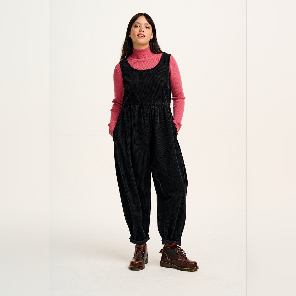 Lucy & Yak NWT black corduroy Bowie jumpsuit